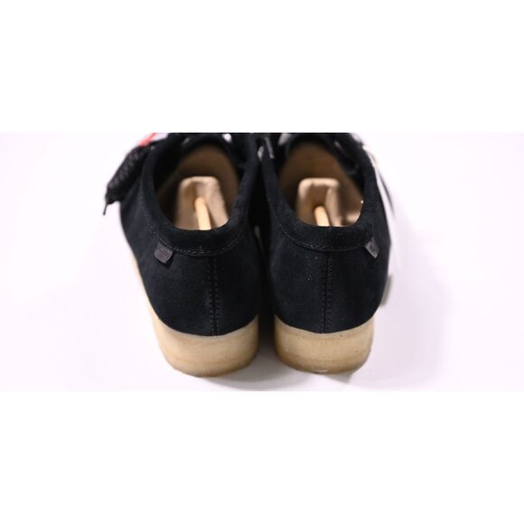 Clarks Originals x KITH x NY Mets Wallabee Shoes in Black Suede